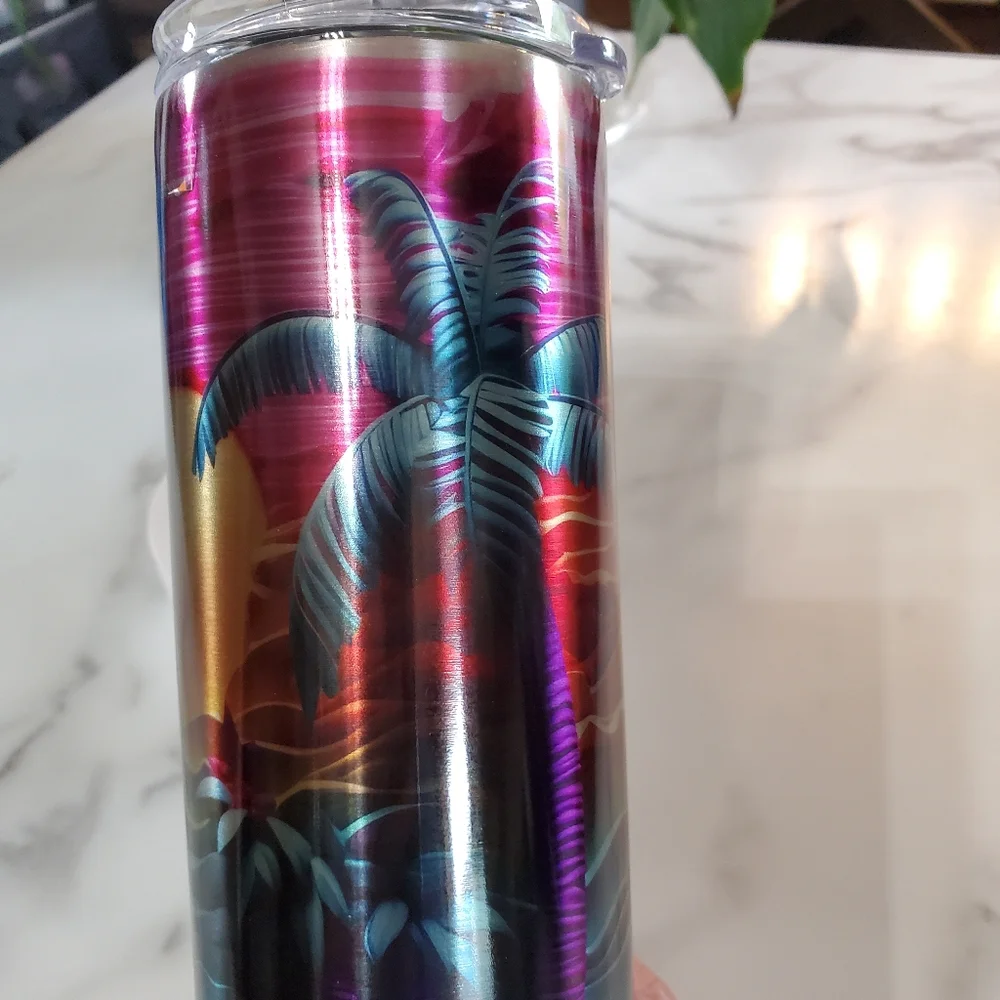 3D Art Palm Trees 30oz Tumbler 🎉sale